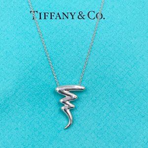 Authentic Tiffany & Co 925 Silver Paloma Picasso Scribble Necklace